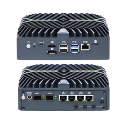 Topton 12th Gen Fanless Firewall PC 2x10G SFP 4x2.5G NICs Intel I7 1255U I5 1235U Industrial Mini PC Computer PfSense NAS Server