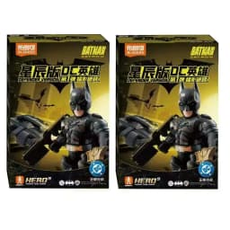 Genuine Blokees DC Marvel Hero Batman Star Edition Series Blind Box Toy Batman Motorcycle Collectible Perfect Christmas Gift