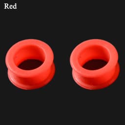 2PCS Flexible Silicone Skin Ear Tunnels Plugs Hollow Flesh Color Gauges Piercing Expander Earring Body Jewelry Earlets 3-20mm
