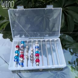 Pandora Store Bead Charm Bars Display Holder Tray Box Bracelet Trollbeads Jewelry Storage Organizer Container Acrylic Show Case