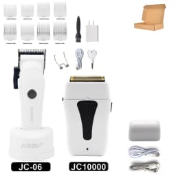 JUCAI Mini Candy Professional Hair Clipper for Men 7200RPM Brushless Motor Phantecho DLCBlade Base Charger Haircut Machine
