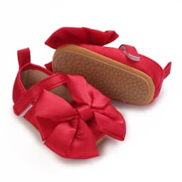 NEW Infant Toddler Bowknot Non-slip Rubber Soft-Sole Flat 0-18 Months Baby Casual Shoes First Walker Newborn Bow Decor