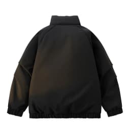 2026 New Loose Cotton-padded Clothes Coats for Men Solid Color Warm Loose Jackets Male Leisure High Street Sports Parkas C976