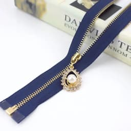 2/5pcs Meetee 3# Metal Zipper 40/50/60/70CM Open End Gold Teeth Zip for Sewing Bags Purse Down Jacket Skirt Clothing Accessories