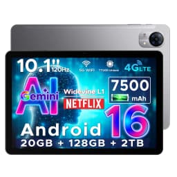 DOOGEE Tab G5 Android 16 Tablet PC 10.1 inch 7500mAh Battery 20GB RAM (3+17) 128GB ROM Widevine L1 Support 4G LTE Tablet Pad PC
