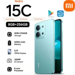 Xiaomi Redmi 15C 5G Smartphone 2026 New Global Edition 8 GB RAM 256 GB Storage 6.81-inch Display Dual SIM 5G Network