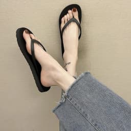 Women's Flats Flip Flops Non-Slip Summer New Casual Beach Women's Sandals Household Daily Fashion Comfortable Women's Slippers