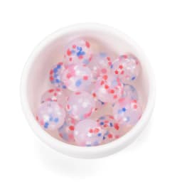 LOFCA 20Pcs Silicone Bead 15MM Food grade silicone beads Used in jewelry making Necklace Bracelets Keychain Jewelry accessories