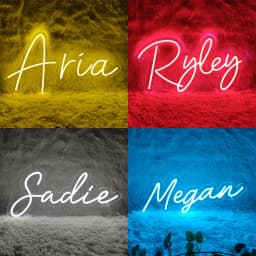 Custom Neon Sign Led Name Light for Kids Name Custom Signs Teenage Gift Led Neon Sign for Wall Decor Bedroom Decor Personalized