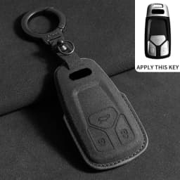 Car Key Case Cover For Audi A1 A3 8P A4 B9 A5 A6 C7 8S A7 A8 Q3 Q5 Q7 4M S4 S5 S6 S7 S8 RS3 RS6 SQ5 TTS Car Keychain Accessories