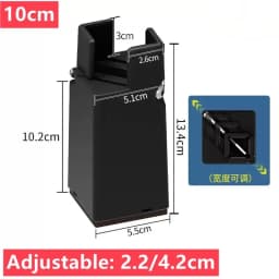 4PCS Adjustable Furniture Leg Risers Heavy Duty Square Round Bed Foot Pads 2 4 Inch Sofa Table Chair Leg Risers Screw Clamp