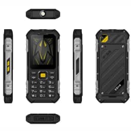 EAOR 4G Feature Keypad Phone Waterproof Rugged 4500mAh Power Bank High Brightness Torch Volume Side Key SOS One Click Dialing