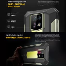 Ulefone Armor 24 Pro Rugged Phone 12GB+256GB 6.78 inch Android 16 MediaTek Helio G200 Octa Core 4G NFC Night Vision Smartphone
