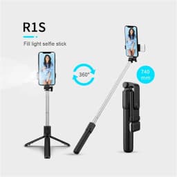 Wireless Selfie Stick Retractable Multifunctional Mini Tripod Holder With LED Fill Light Bluetooth Remote Shutter For Shoot Vlog