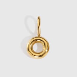 EMANCO Stainless Steel 3D Bubble Alphabet Charms Minimalist Style Letter Elements DIY Necklace Bracelet Jewelry Making