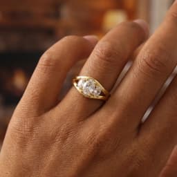 925 Sterling Silver Cambered Surface Three Oval Zircon Ring Engagement Wedding Luxury High Quality Fine Jewelry For Women