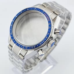 40MM Watch Case Set VK63 Movement Case Sapphire Glass Waterproof Case Luxury Men's Watch Case Fits 32.5mm Dial Case