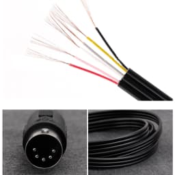 1.8m High quality AV Audio Video Cable for SEGA Mega Drive 1 3RCA Cord for Genesis 1 cable
