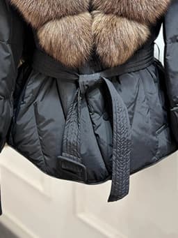 Janveny Large Real Natural Fox Fur Collar 90% White Duck Down Jacket Women 2026 Winter Puffer Coat Female Parkas Waterproof