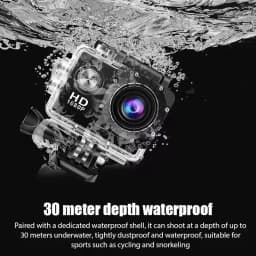 1080P Ultra HD Action Camera 2MP 900mAh Underwater Waterproof Case Outdoor Sports Helmet Video Recording Cameras