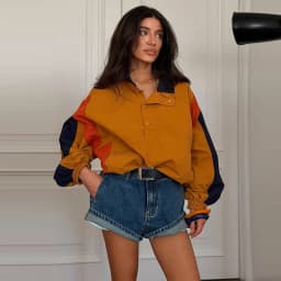 Elegant Contrast Jacket Women Loose Full Sleeve Stand Collar Button Jackets Female 2026 Fashion Autumn Outwear Lady