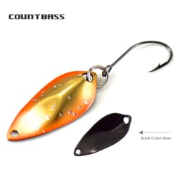 COUNTBASS 1PC 3/64oz 1.2g Casting Spoon Fishing Lure for Trout Pike Bass