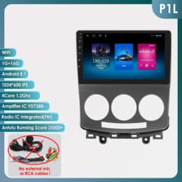 Hizpo 2 Din For MAZDA 5 2005 2006 2007 2008 2009 2010 Car Radio Multimedia Video Player Navigation GPS Carplay Android Auto RDS