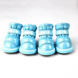 4 Pcs/Sets Winter Dog Waterproof Rain Shoes For Small Dogs Warm Fleece Puppy Pet Shoes Dog Snow Boots Chihuahua Yorkie Teddy Sho