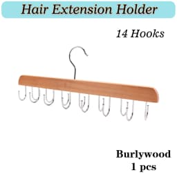1Pcs Double-Sided Hanging Hair Racks Organizers And Storage For Hair Styling Display & Storage Wig Stand Hair Extension Holder