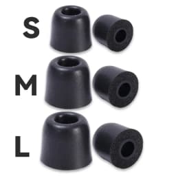 Replacement Memory Foam Ear Tips for 4.5mm Connect Hole S/M/L EarPlug Soft Foam Earbud Tips for in-Ear Headphones Ear Pad Cover