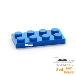 120pcs Bulk Building Blocks Thin Figure Bricks 2x4 Dots Educational Creative Size Compatible With 3020 Plastic Toys for Children