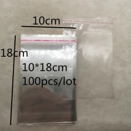 4x6cm---14x14cm Various Models Poly Bag Transparent Opp Plastic Bags Self Adhesive Seal Jewellery Making Bag