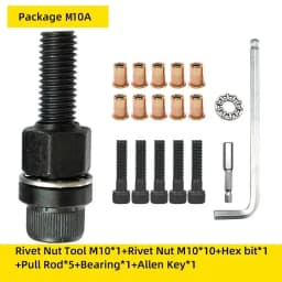 Hand Rivet Nut Gun Head Nuts Adapter Tool Riveter Tool Accessory For Nuts Optional Model M3 M4 M5 M6 M8 M10