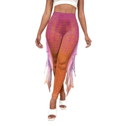 NADANBAO Mermaid Printed Pants Fish Scales Cosplay 3D Printed Women Bottoms Fashion Women's Leggings Tight Yoga Pants