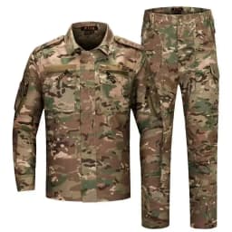 Men's Set Spring and Autumn New Outdoor Work Clothes Wear-resistant and Anti Fouling Camouflage Labor Protective Clothing
