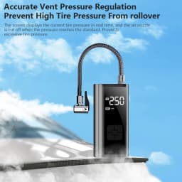 Wireless Car Air Pump Portable Air Compressor Electric Tire Inflator with LCD Digital Display for Car Motorcycles Bicycle Ball