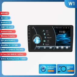 Hizpo CarPlay Android 14 Auto Radio for For Audi A4 B6 B7 S4 RS4 1999-2008 Seat Exeo 4G Car Multimedia GPS 2din Autoradio System