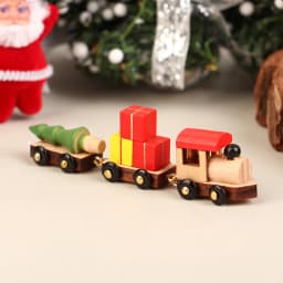 1PC Dollhouse Mini Wooden Car And Train Assembly Accessories Small Ornaments Micro Landscape For Doll House Decor Kids Toys