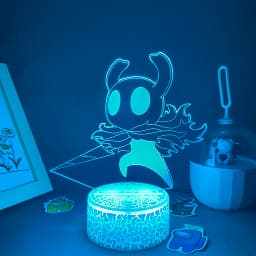 Hollow Knight Game 3D Led Neon Night Lights Birthday Toys Cool Gift For Friends Kids Bedroom Table Colorful Decor Game Lava Lamp