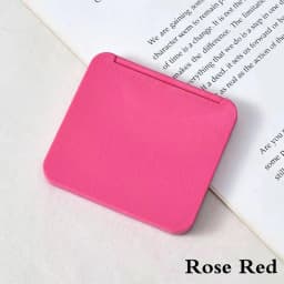 2-Face Makeup Mirror Square Portable Cute Girl'S Gift Hand Mini Mirror Pocket Double-Sided Makeup Mirror Compact Multiple Colors