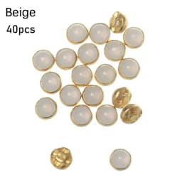 20/40 Pcs 4mm Mini Doll Buttons Ultra-small Pearl Buckle Belt Buckle Doll Shoes Buckle DIY Doll Clothing Buckles Accessories