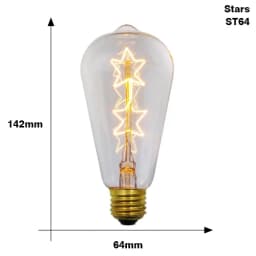 Retro Edison Bulb Lamps E27 220V 40W ST64 G80 G95 G125 Vintage Edison Lamp Incandescent Lamp Filament Light Bulb Home Decor