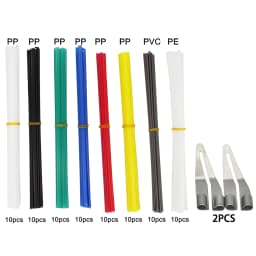 Plastic Welding Tool Set 2PCS Soldering Iron Tips & Plastic Welding Rods Suitable For 6mm Diameter Plastic Welding Guns