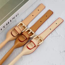 Genuine Leather Bags Strap Adjustable 42-45CM Handle Strap Bag Short Shoulder Replacement Straps for Women DIY Bag Accessories