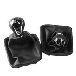 Gear Shift Knob for Seat Leon III MK3 2012-2020 LHD with Shifter Level Stick Gaiter Boot Dust Cover Car Accessories 5/6 Speed
