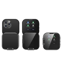 SERVO i19 Rotate Mini Touch Mobile Phone Dual SIM Standby Bluetooth Dialer MP4 Player Magic Voice 2G Small Rotating Screen Phone