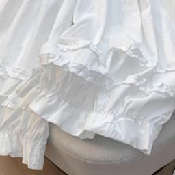 Lace Trim White Lantern Pants for Women Spring Summer Loose Elastic High Waist Wide Leg Trouser Female Ankle Length Casual Pants