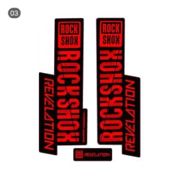Front Fork Sticker for Rock Shox SID Road Bike MTB Race accessories decals Personalized Bicycle STICKER decoration