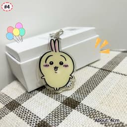 Acrylic Cartoon Keychains Cute Usagi Hachiware Figure Anime Keyring Backpack Pendant Decoration Keychain Accessories Key Chains