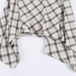 TFAFXY 2026 Spring New Women Chic Elegant Plaid Asymmetry A- Line Skirts For Women High Street Casual Holiday Skirt Y2K